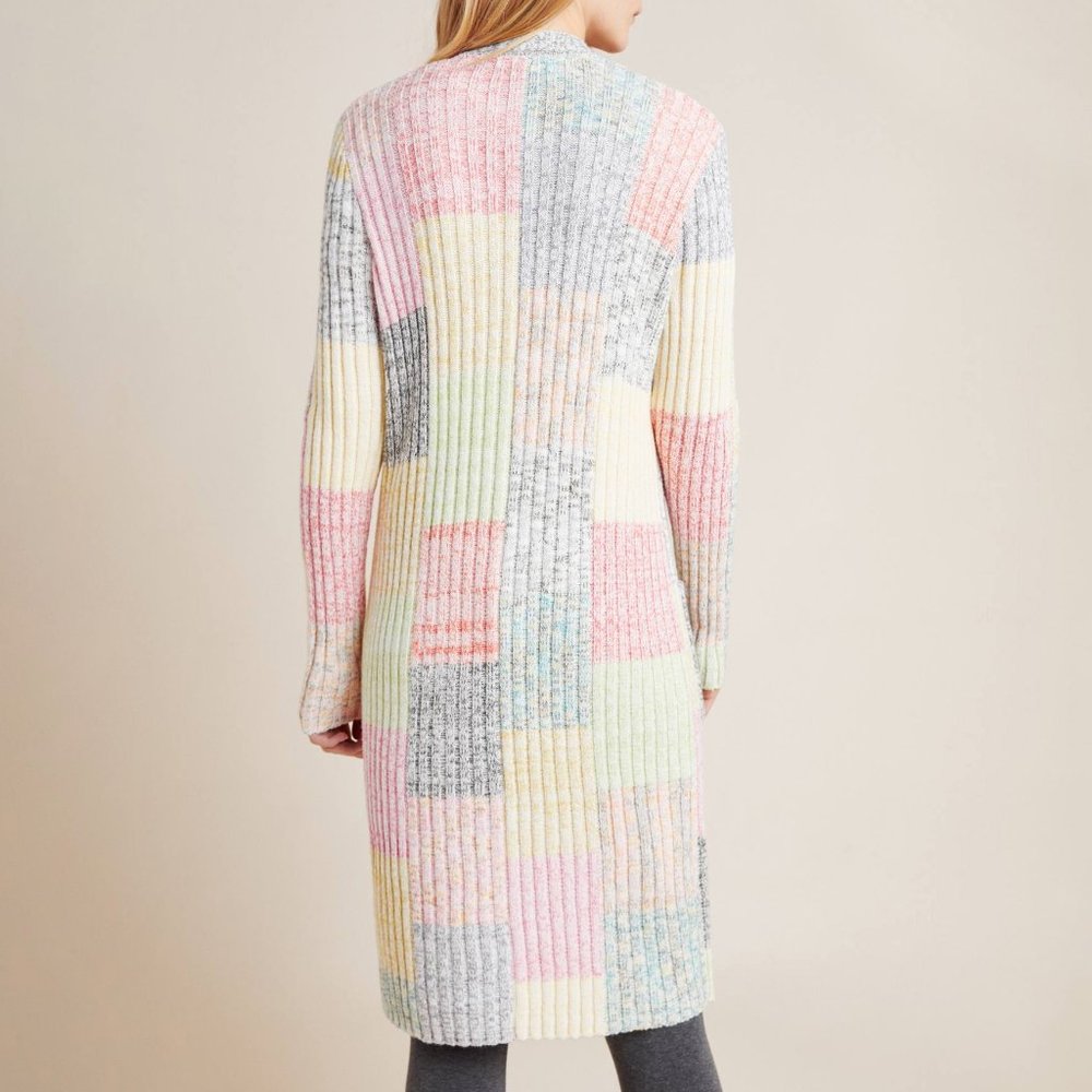 Anthropologie Multicolor Patchwork Cardigan - Picture 4 of 8